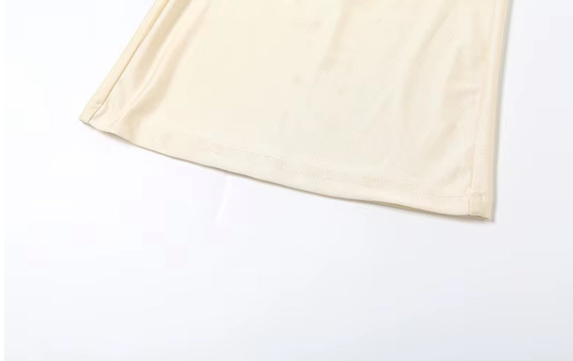 Main Attraction- Beige Twisted Two Piece Pants Set