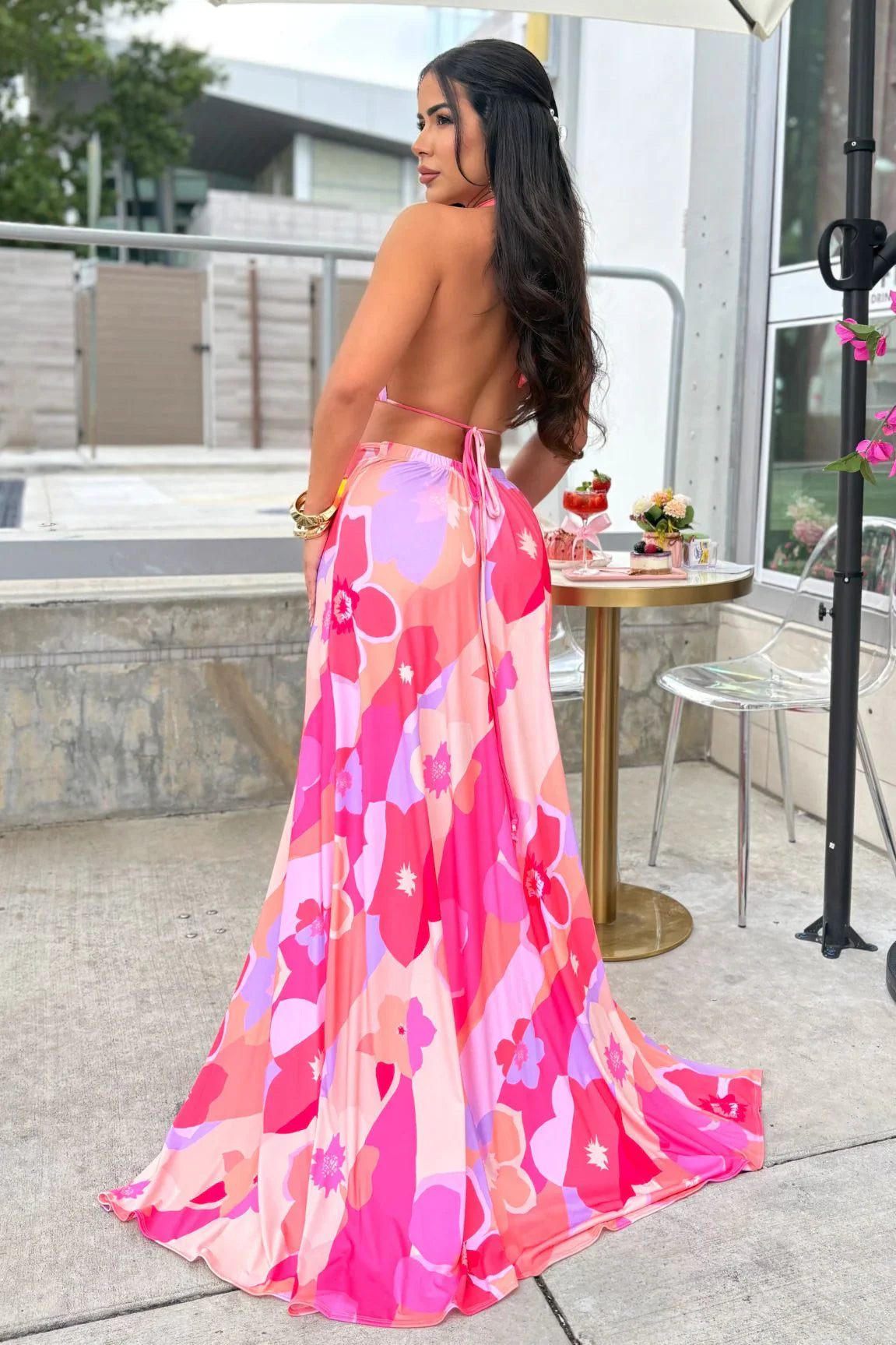 Petals & Prosecco Maxi Dress