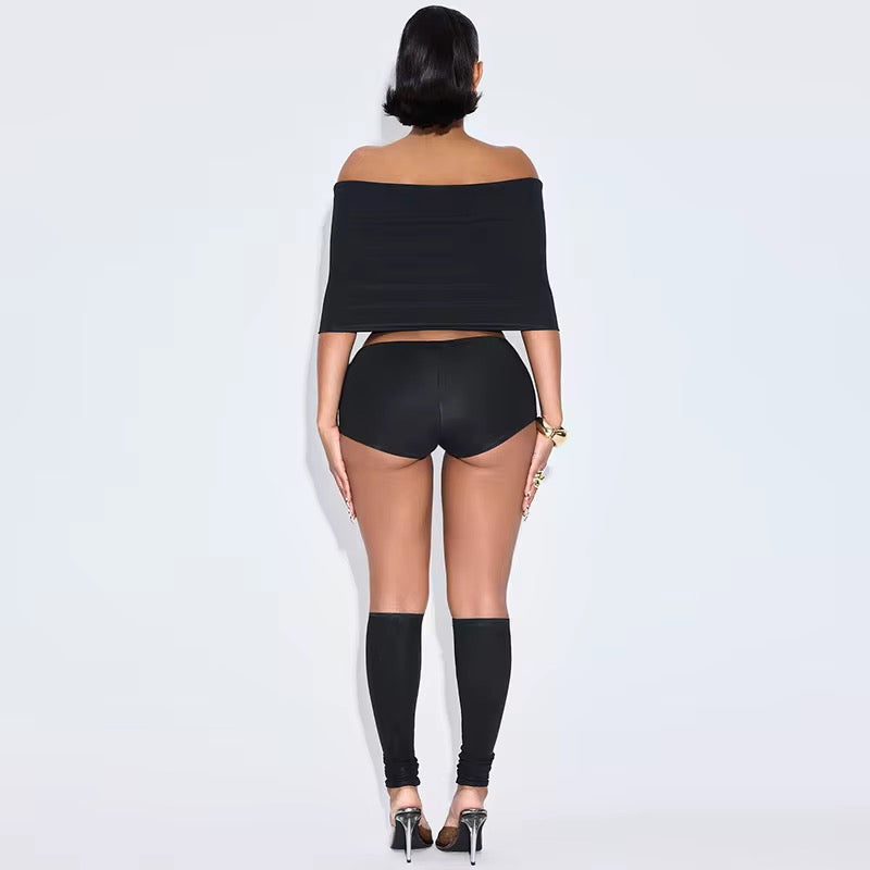 Low Key But Major 3PC Biker Shorts Set