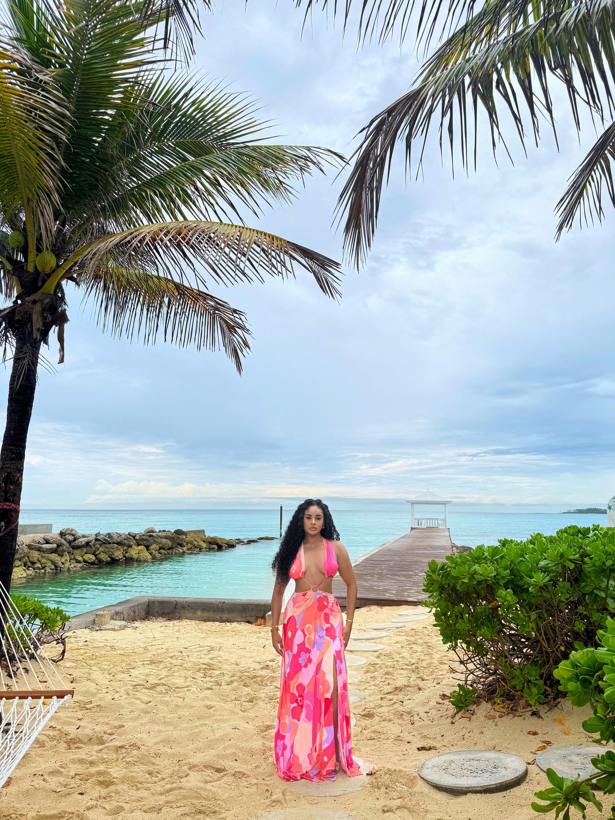 Petals & Prosecco Maxi Dress