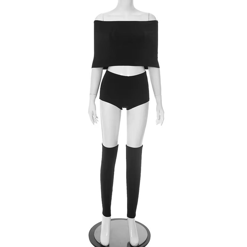 Low Key But Major 3PC Biker Shorts Set