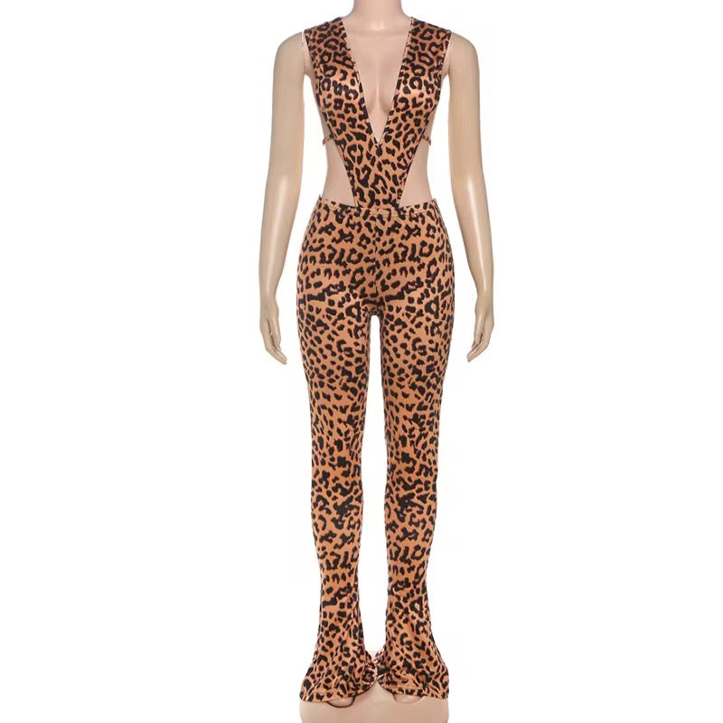 He Loves Us Both Plunge Bodysuit Set