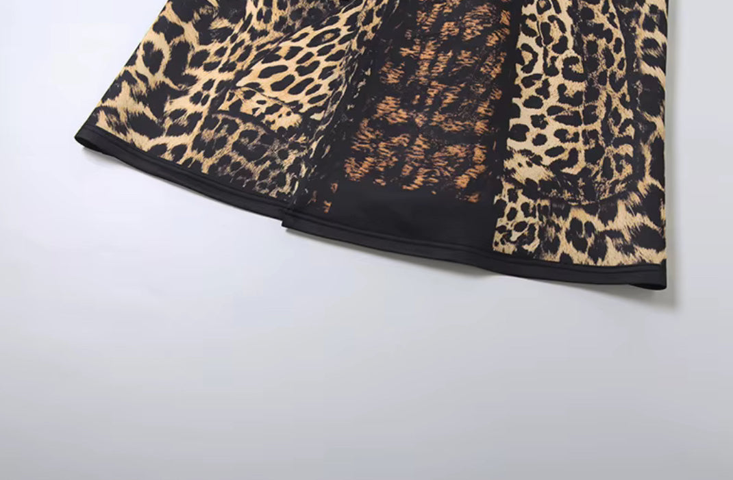 I Don’t Wanna Be Alone Leopard Trench Coat