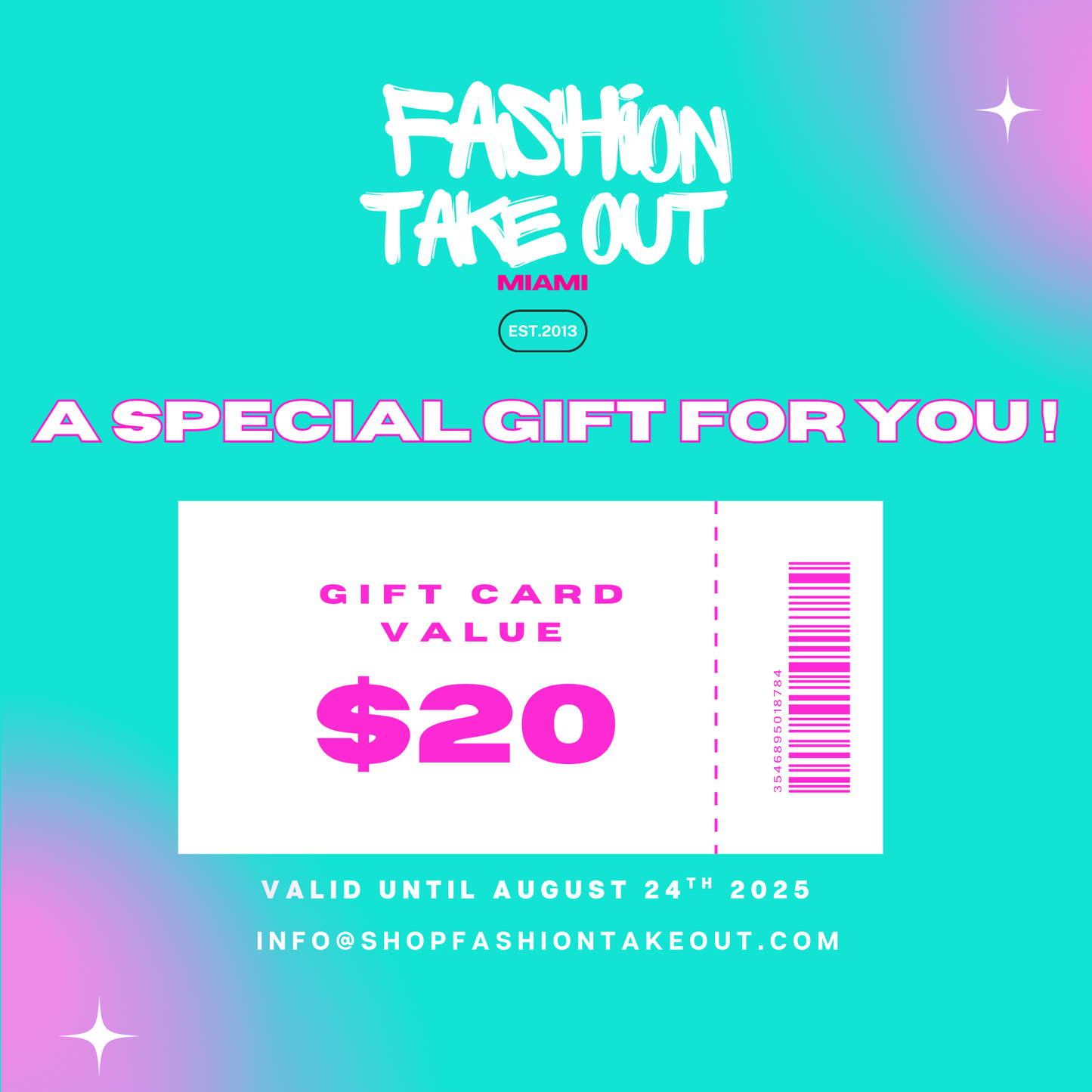 FTO Gift Card