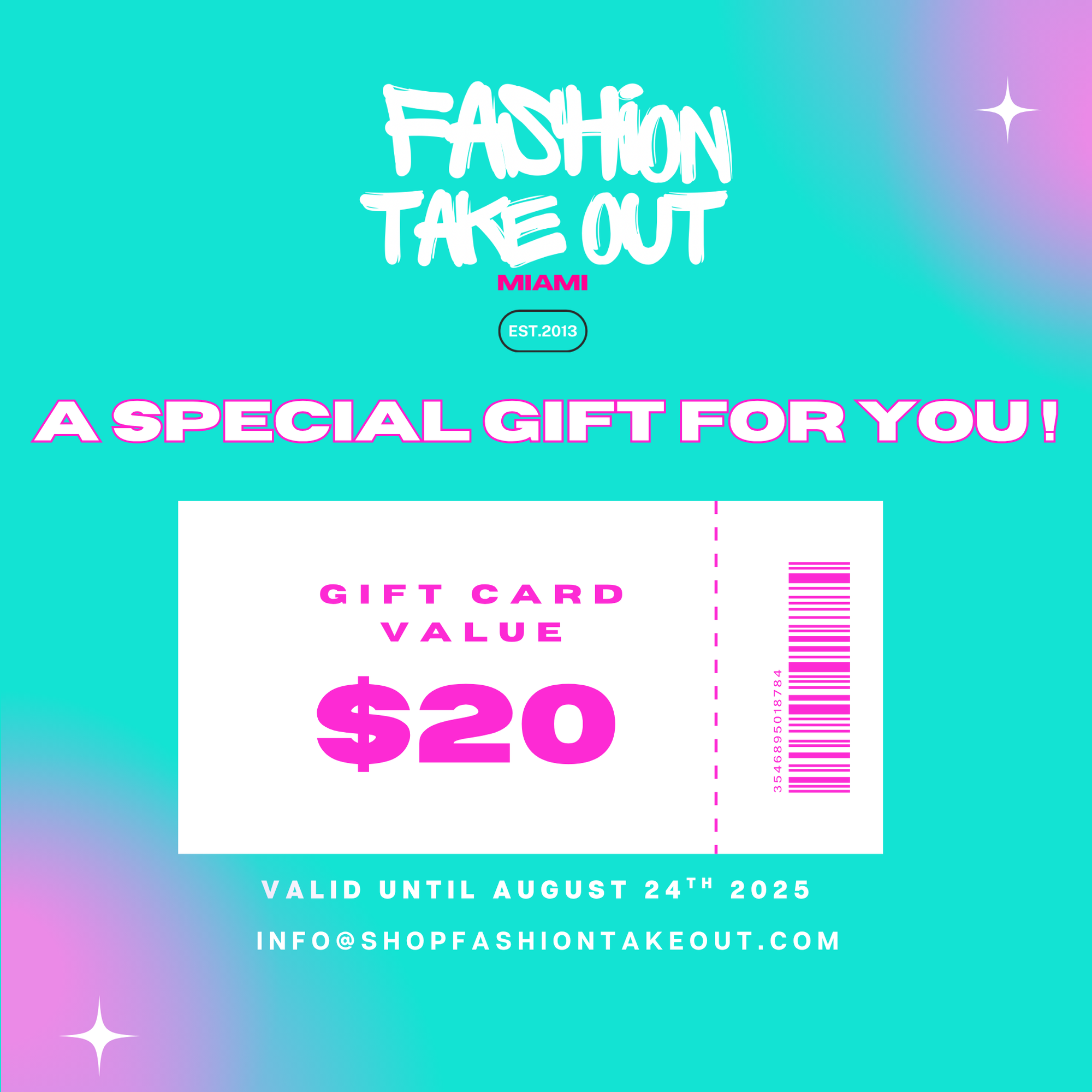 FTO Gift Card