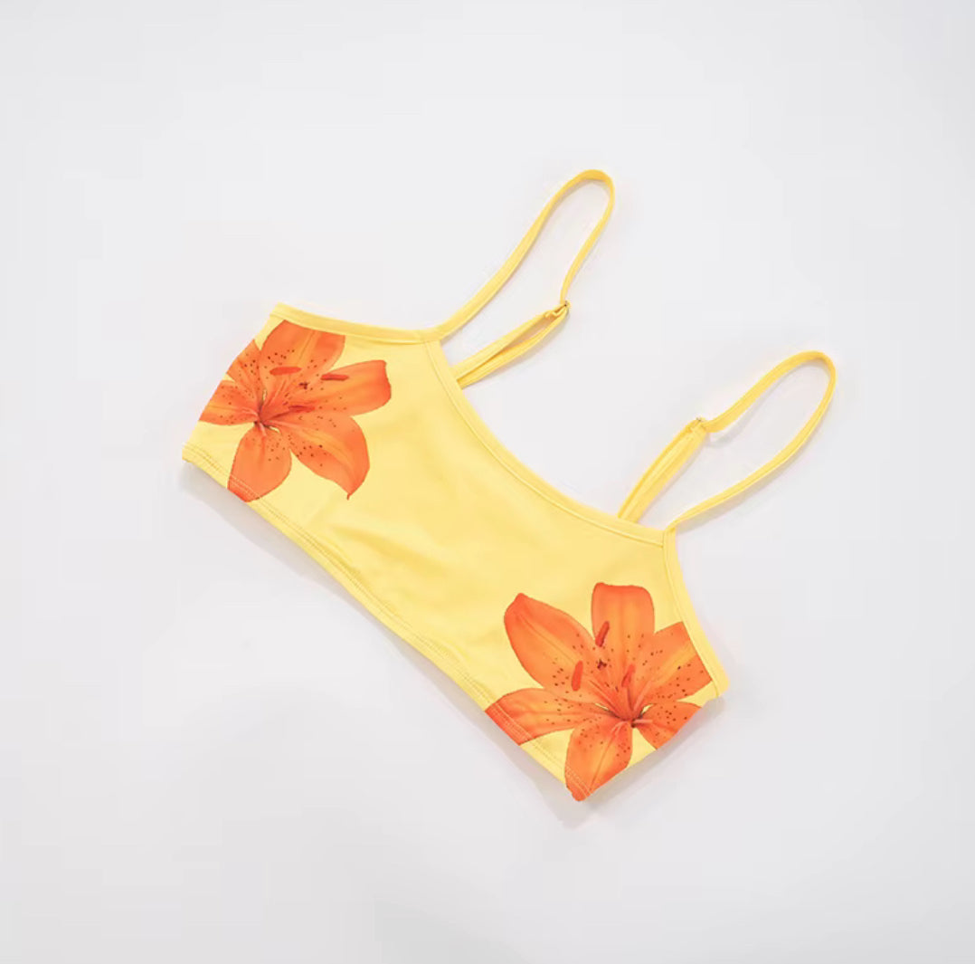 Petal Paradise Set — Floral Bralette & Pants Set