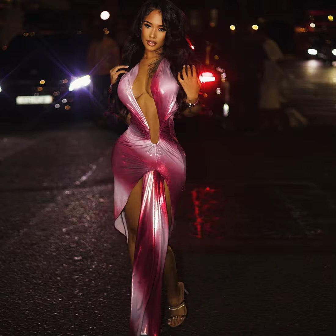 Hopeful Romantic Ombrè Maxi Dress