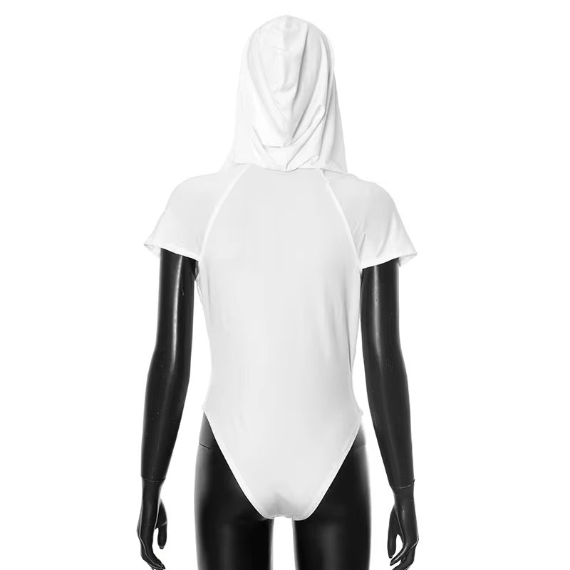 Cut Em Off Hooded Bodysuit