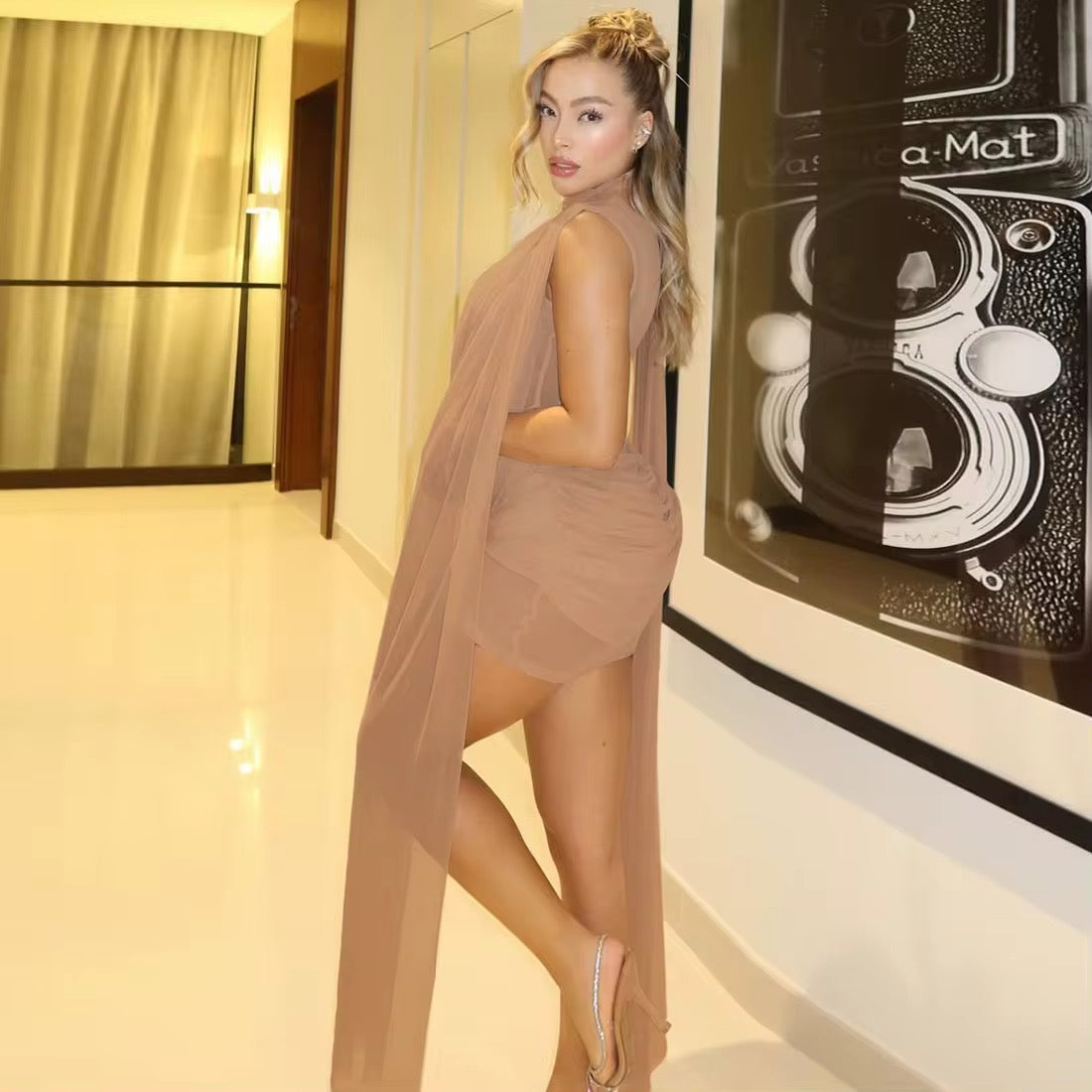 Love Me More Draped Dress