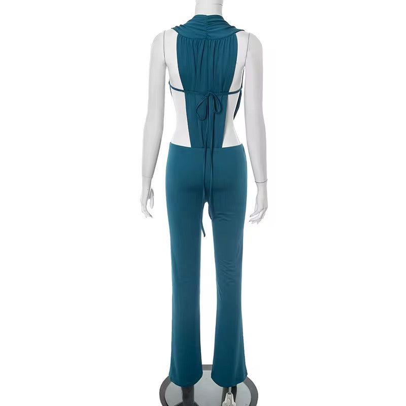 He Loves Us Both Plunge Bodysuit Set