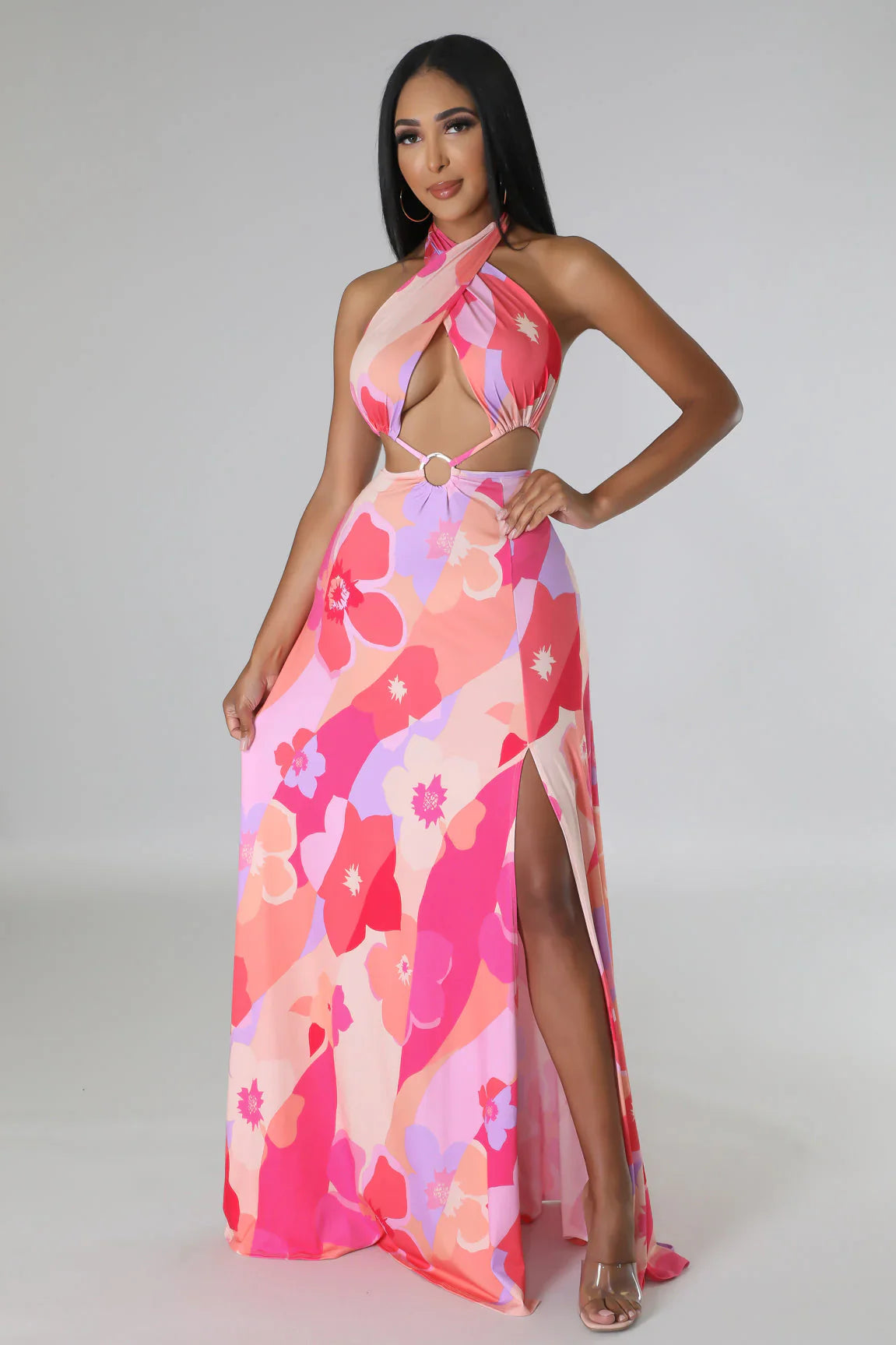 Petals & Prosecco Maxi Dress