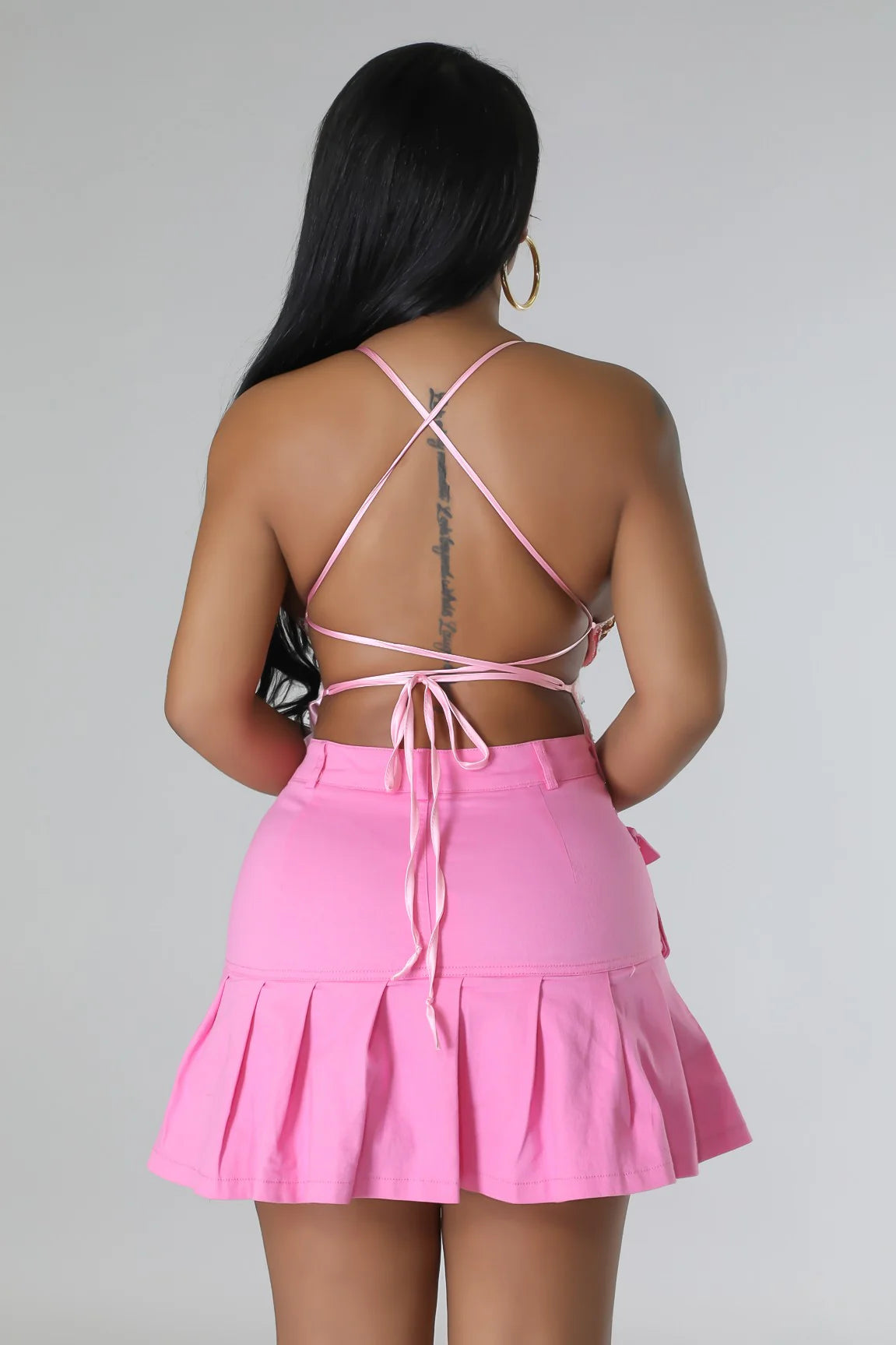 Misty Butterfly Sequin Top