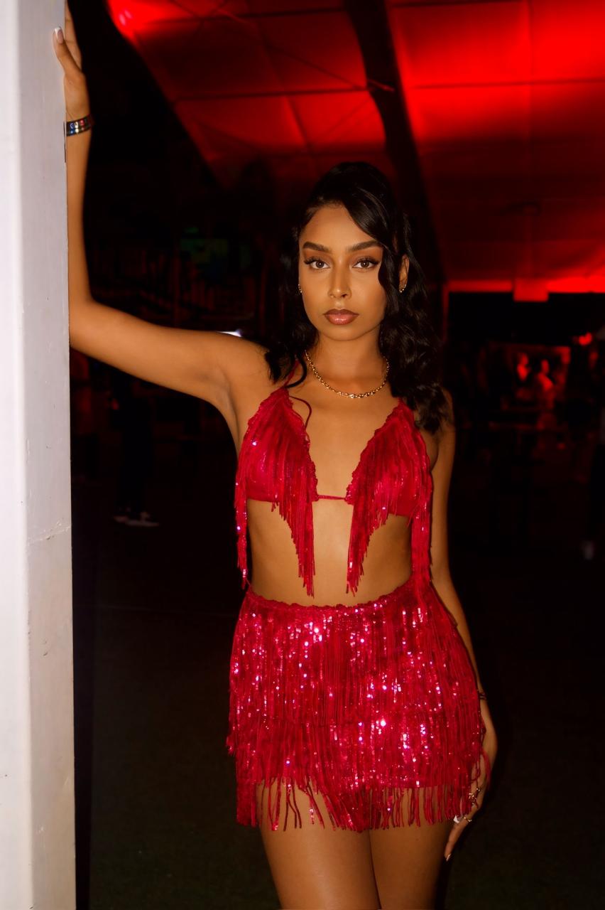 Dance With Somebody Skirt Set