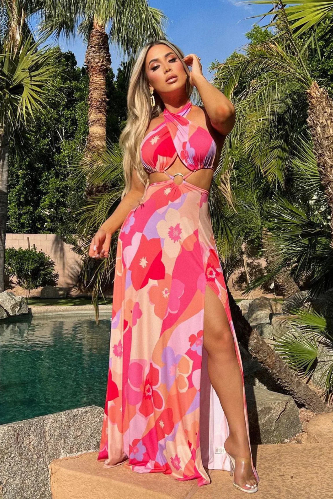 Petals & Prosecco Maxi Dress