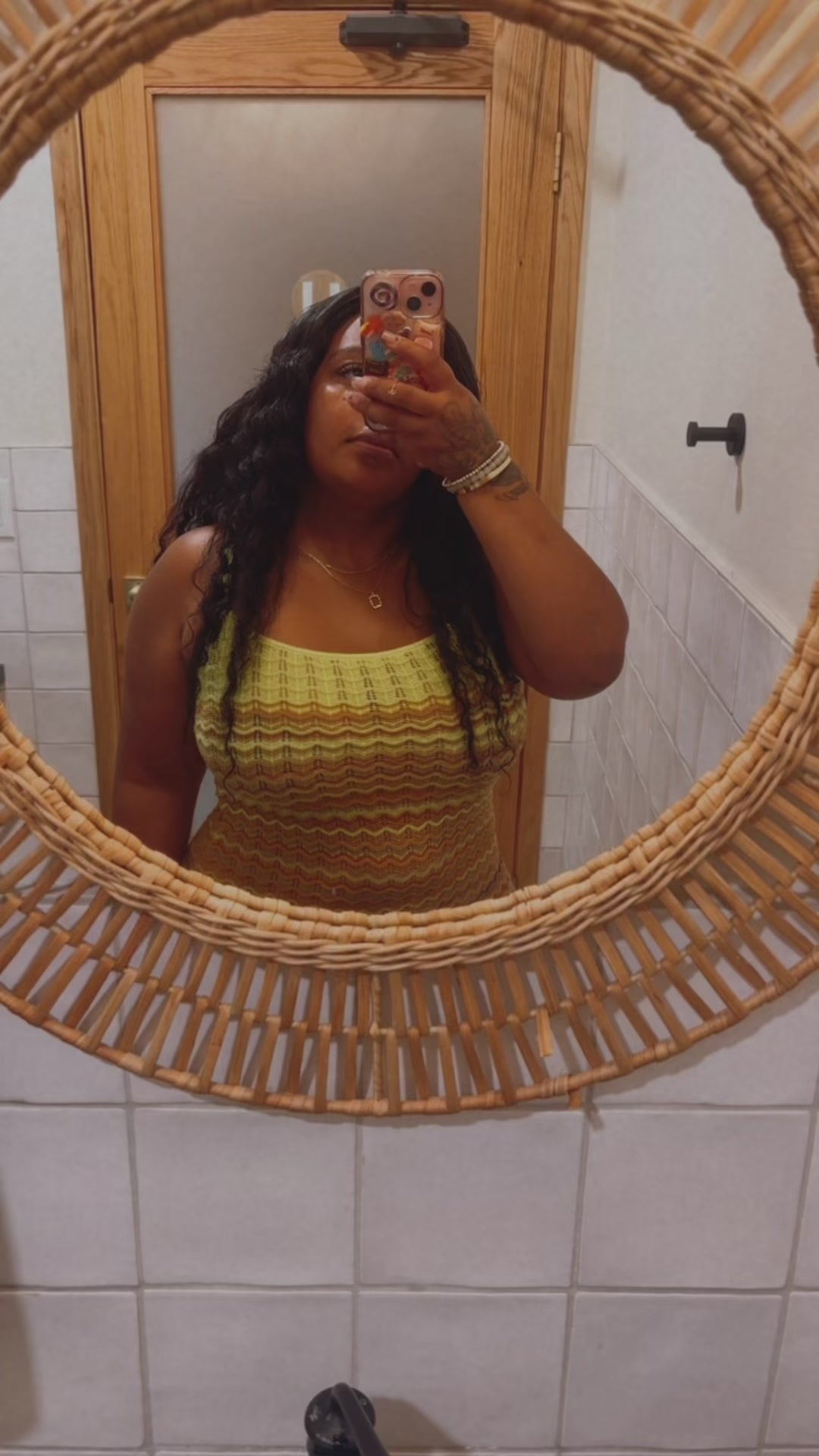 Island Glow Ombré Maxi Knit Dress