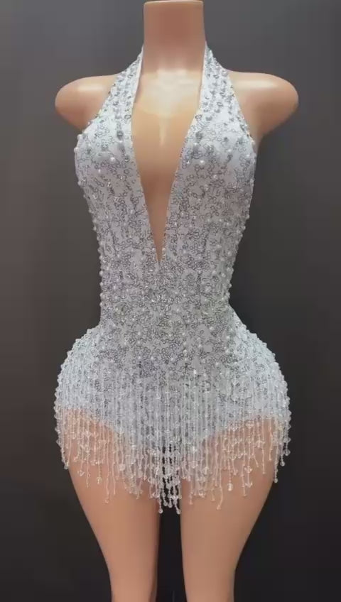 Pretty Little Dolly Pearly Romper