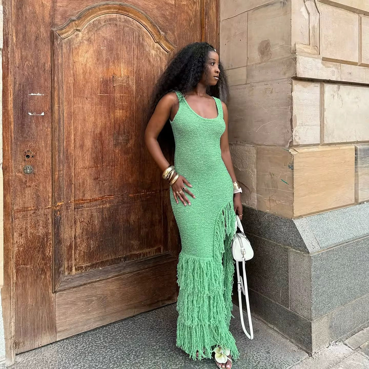 Luv Island Tassel Maxi Dress