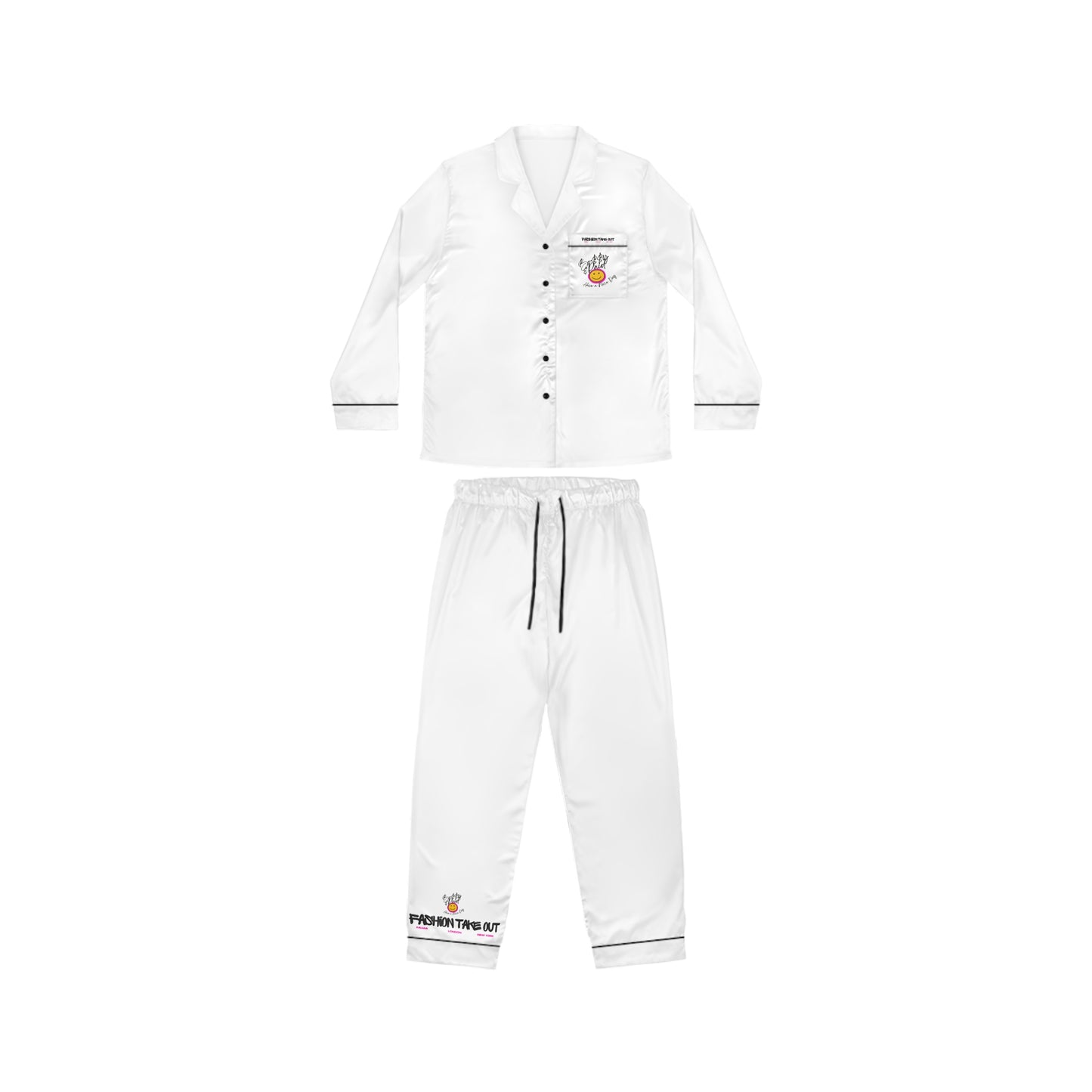 Bo$$y & Paid Satin Pajamas Set