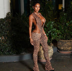 He Loves Us Both Plunge Bodysuit Set