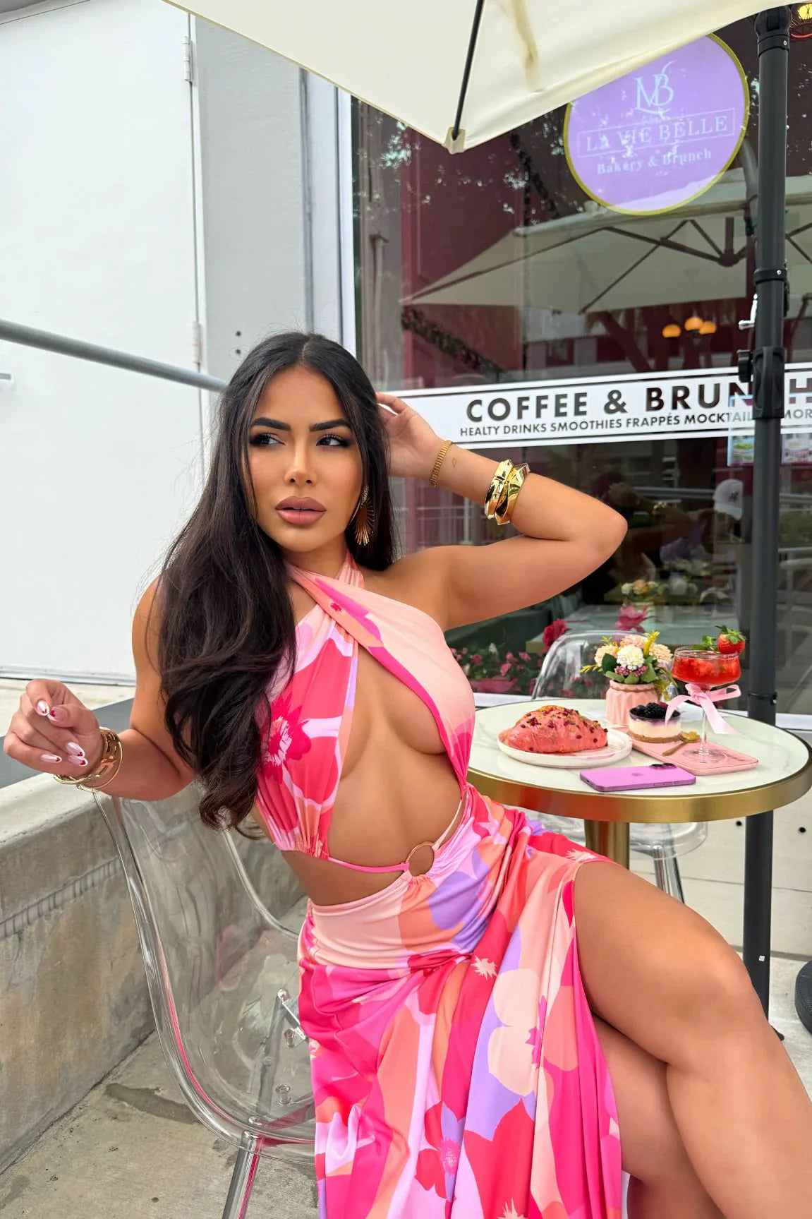 Petals & Prosecco Maxi Dress