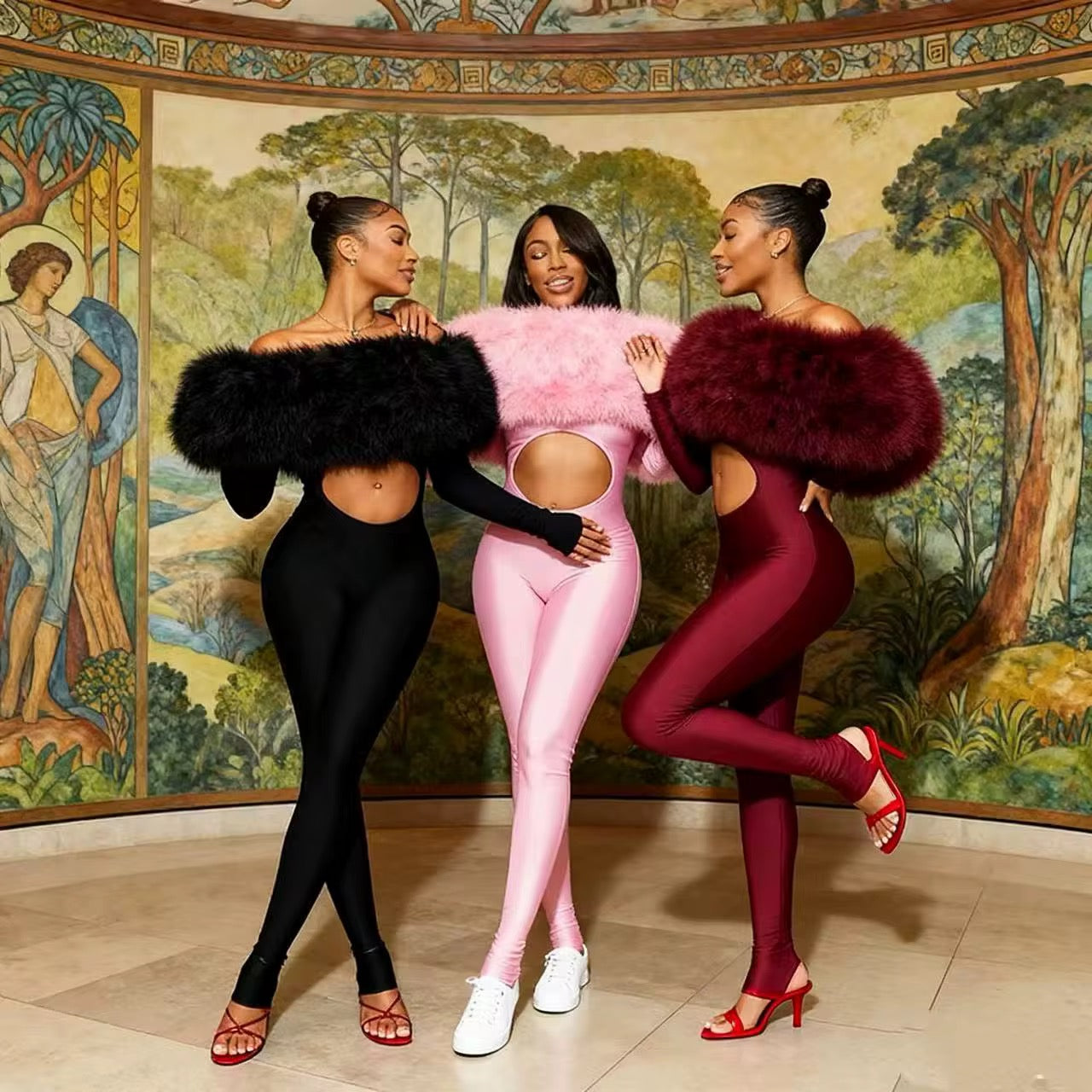 Think You’re Special Plush Fur Bodysuit