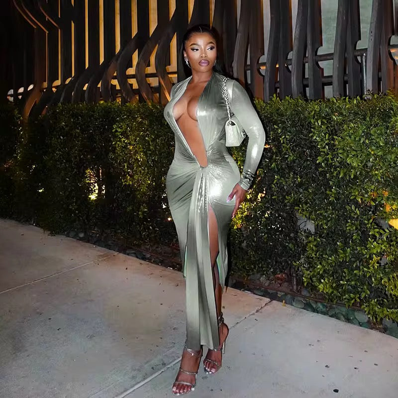 Take Me Dancing - Ombré High Split Dress