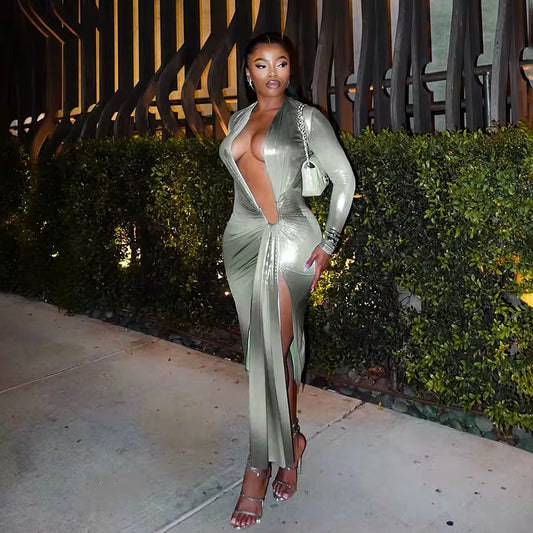 Take Me Dancing - Ombré High Split Dress