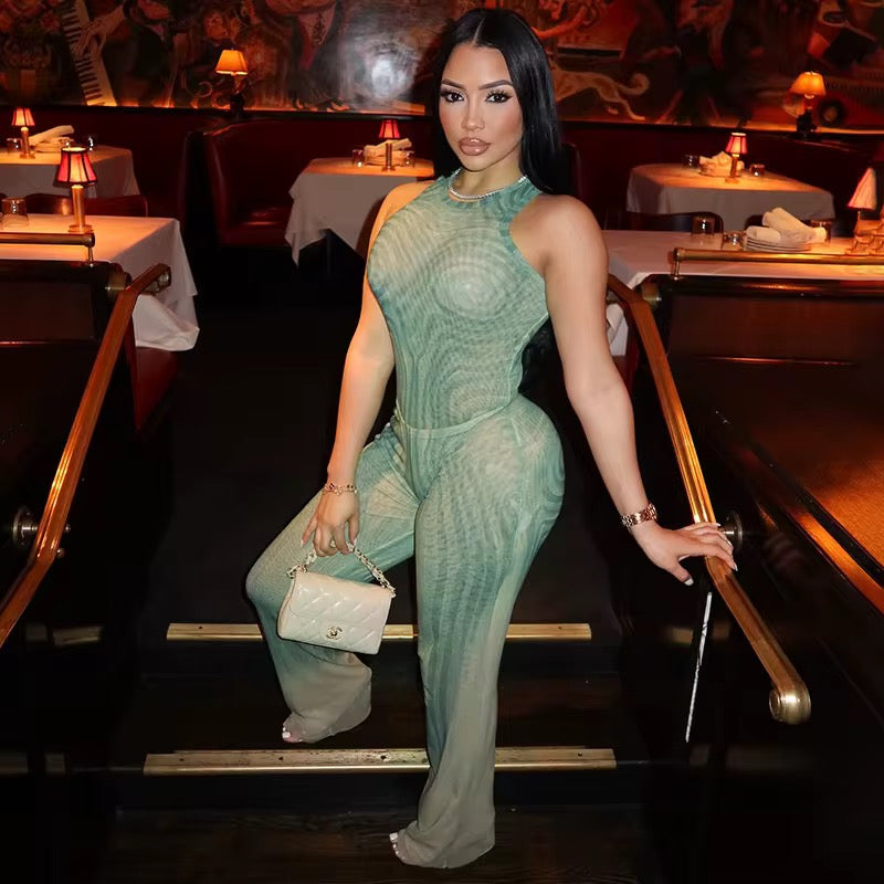 Euphoria Swirl Print Two Piece Bodysuit Set