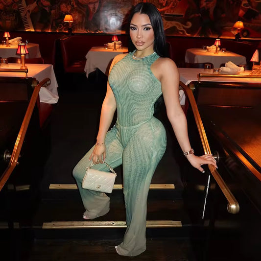 Euphoria Swirl Print Two Piece Bodysuit Set