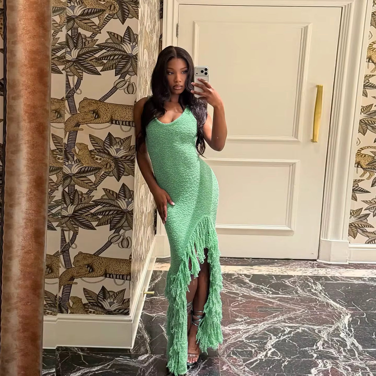 Luv Island Tassel Maxi Dress