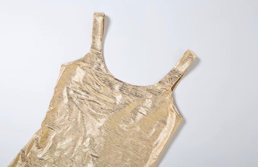 Golden Affair Mini Dress