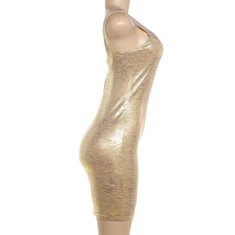 Golden Affair Mini Dress