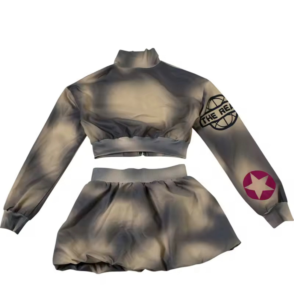Fast Lane Bubble Skirt Set
