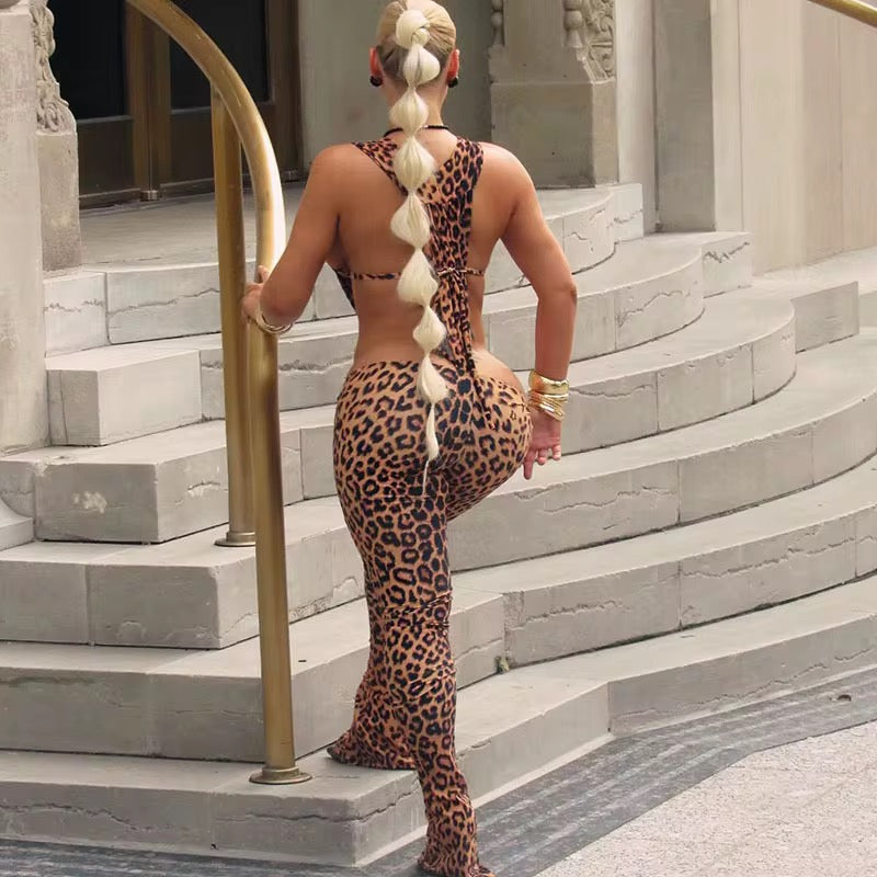 He Loves Us Both Plunge Bodysuit Set