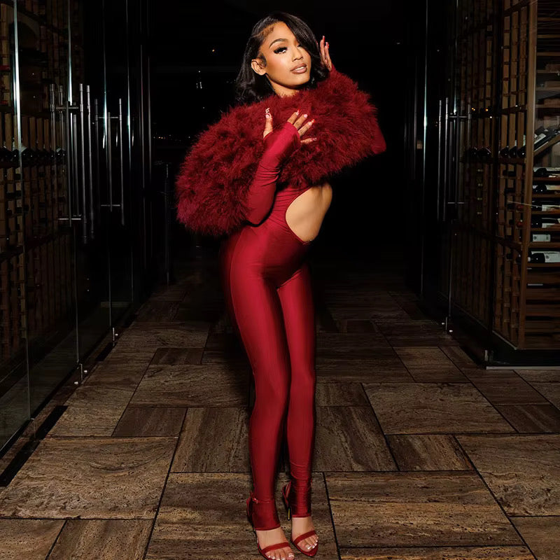 Think You’re Special Plush Fur Bodysuit