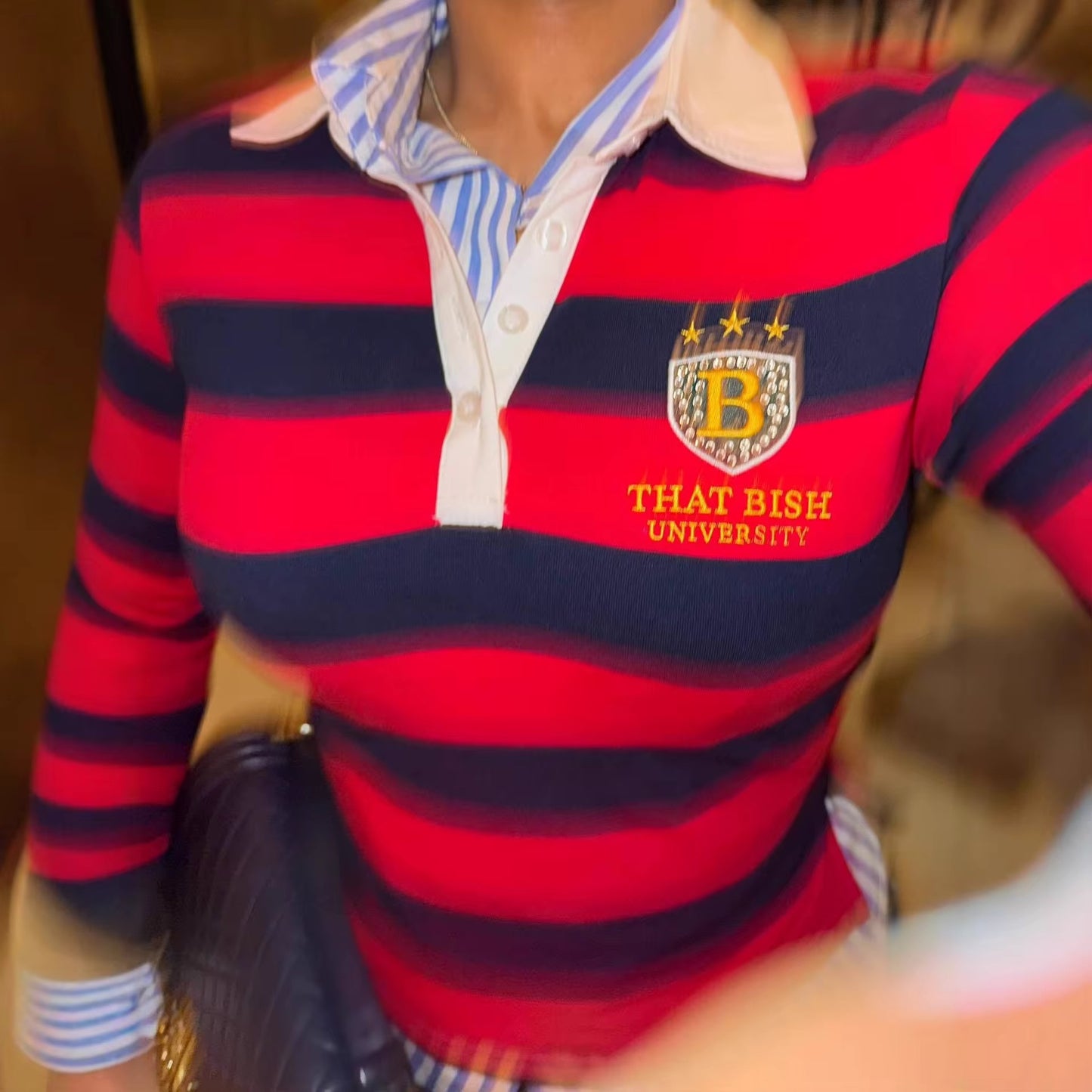 That B!sh University Polo Shirt