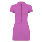 Not So Basic Mini Skirt Two Piece Set - Pink