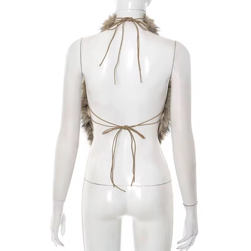 Dynasty Plush Fur Vest