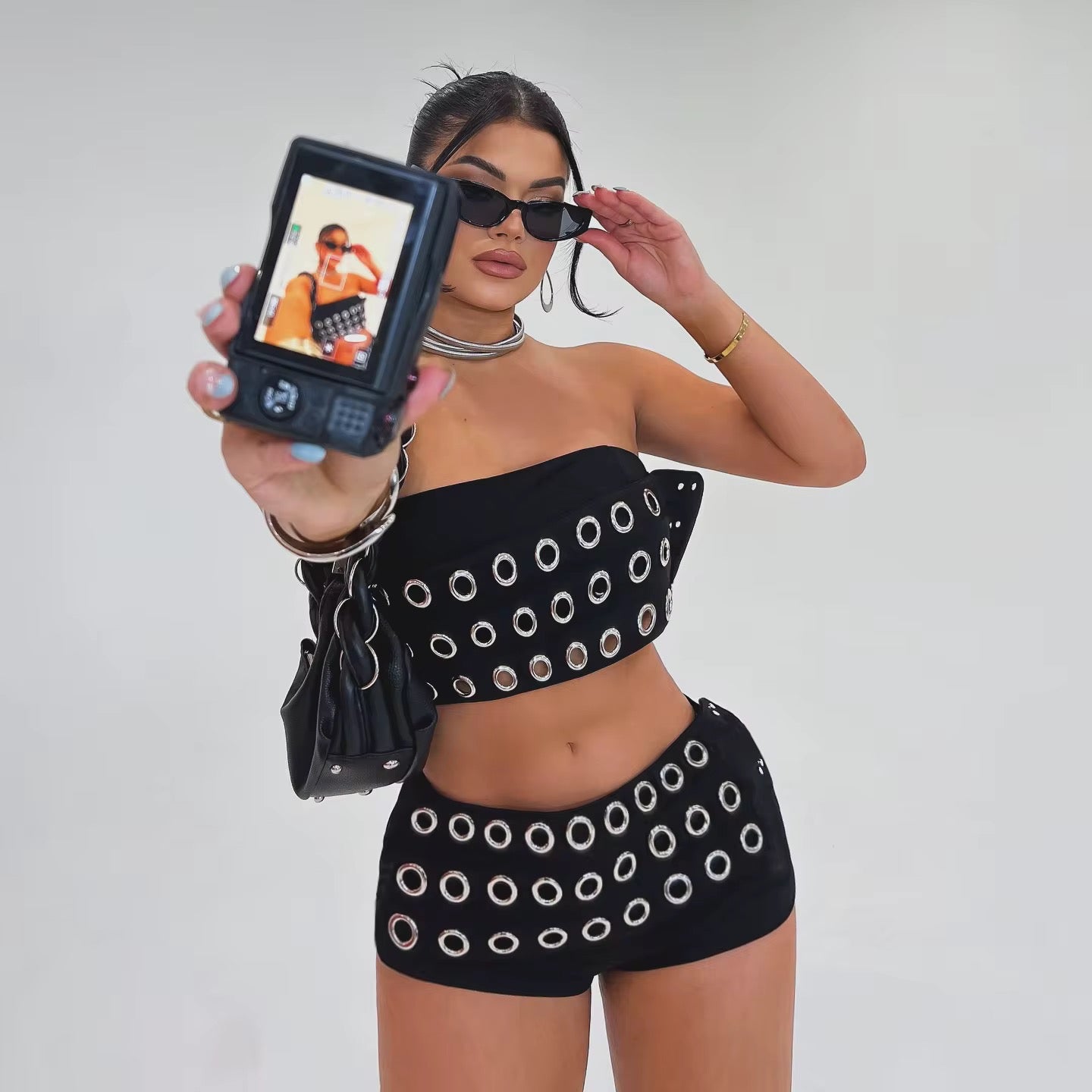 CRTL ALT SERVE Micro Shorts Set