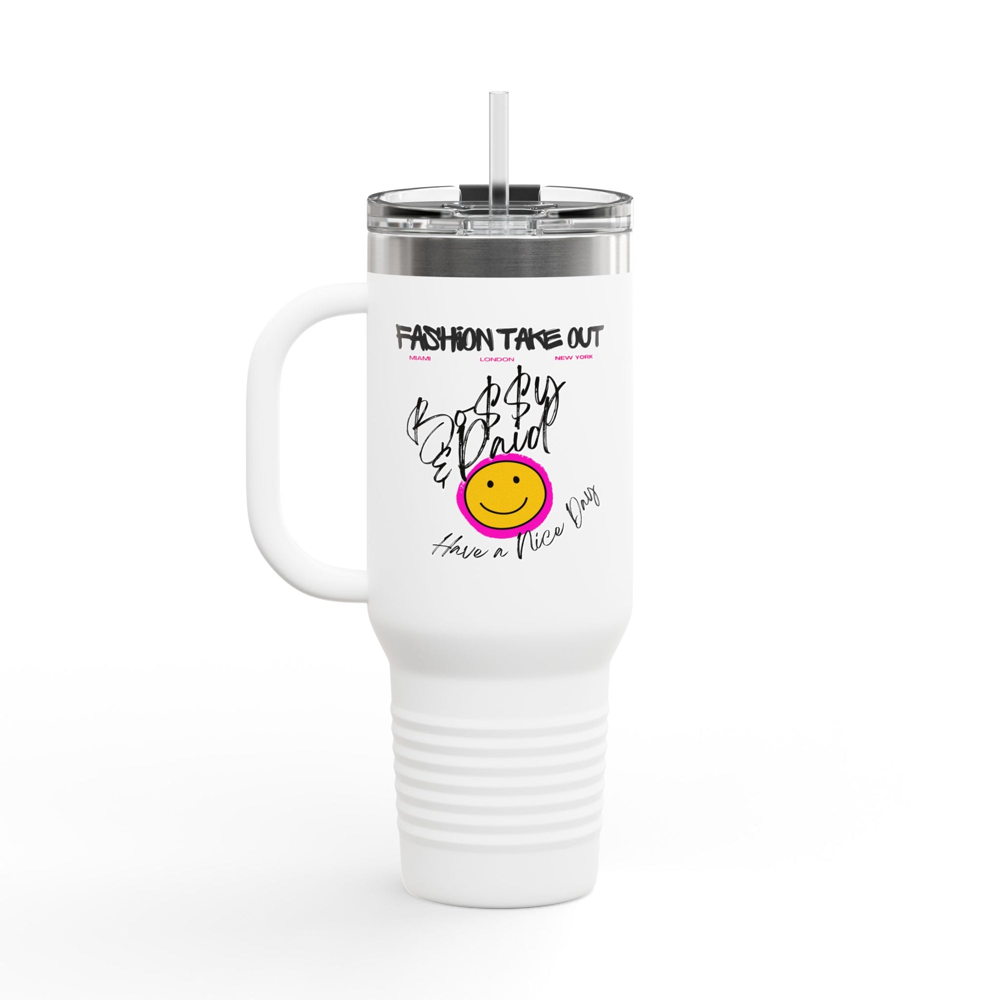 Bo$$y & Paid Smiley Tumbler