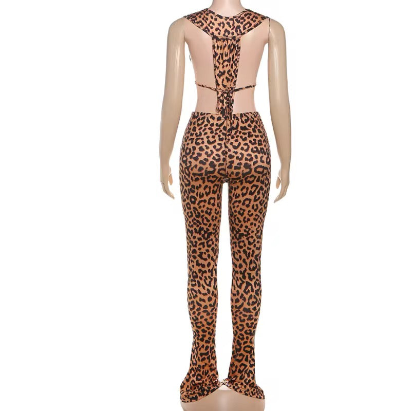 He Loves Us Both Plunge Bodysuit Set