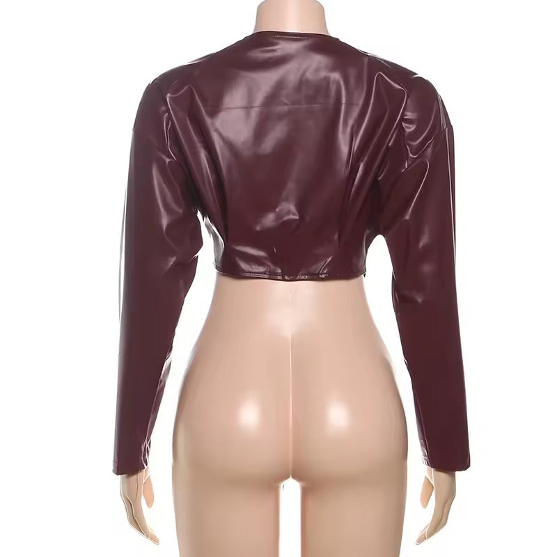 That Mode Irregular Crop Jacket