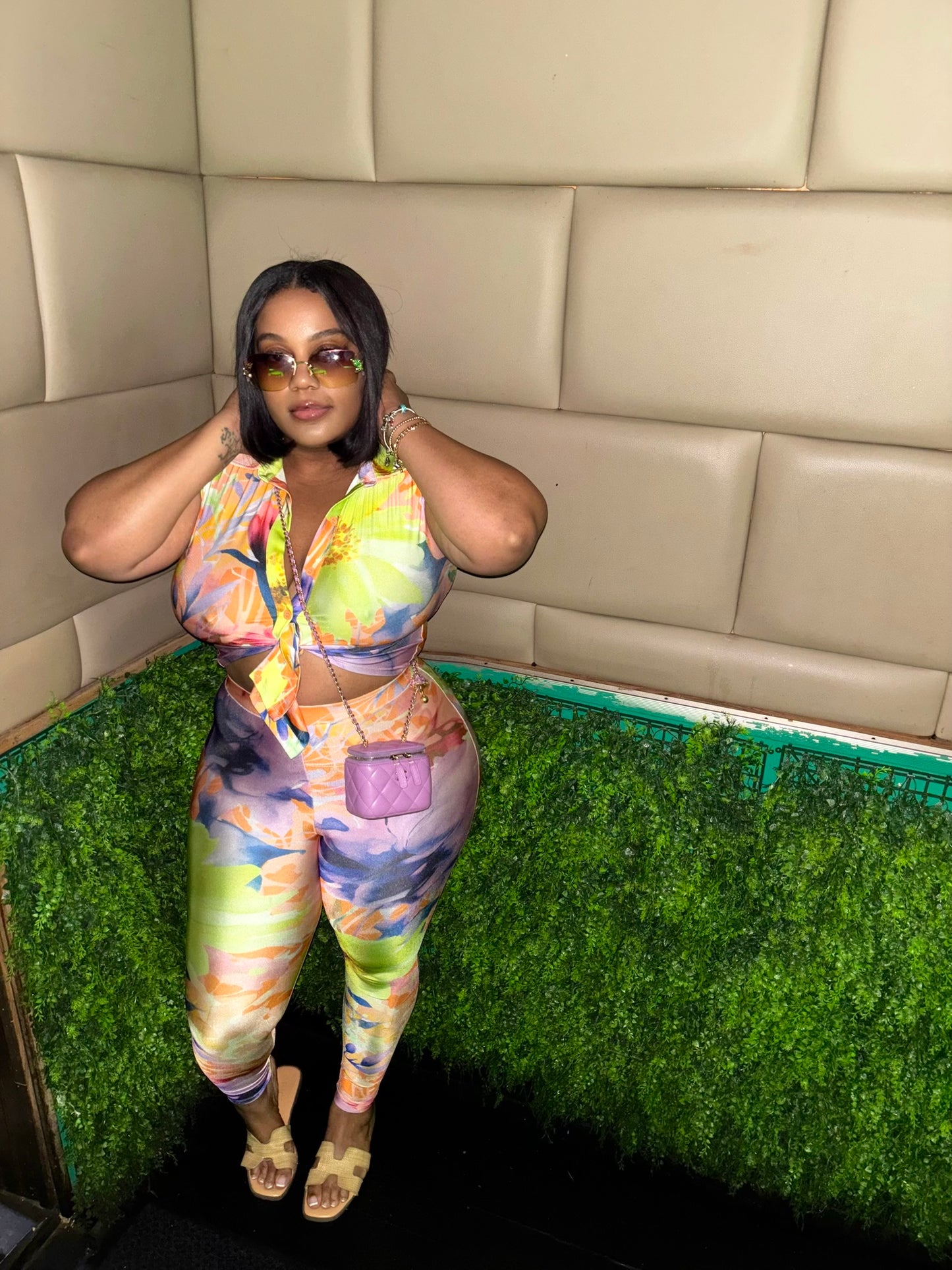 Getaway in Color Two Piece Pants Set