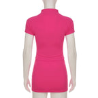 Not So Basic Mini Skirt Two Piece Set - Pink