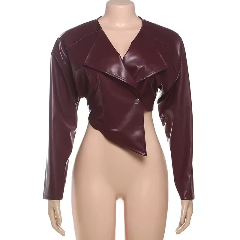 That Mode Irregular Crop Jacket