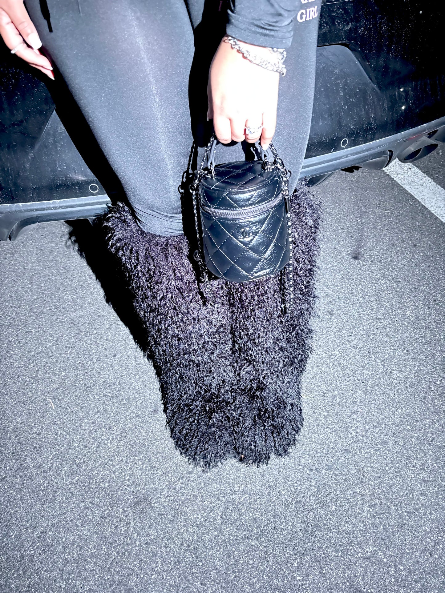 Khloe Doodle Furry Boots