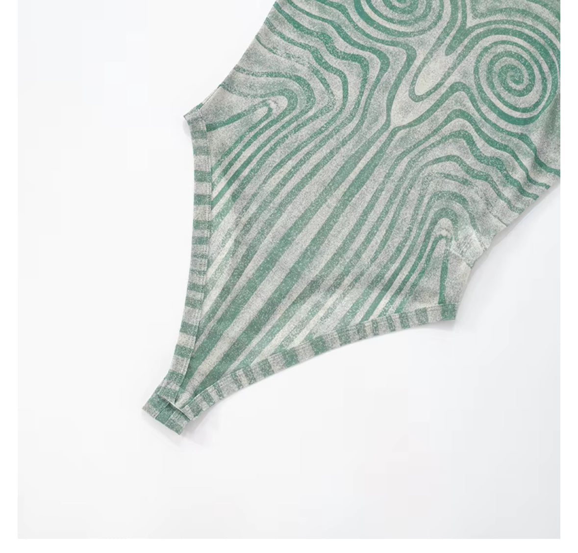 Euphoria Swirl Print Two Piece Bodysuit Set