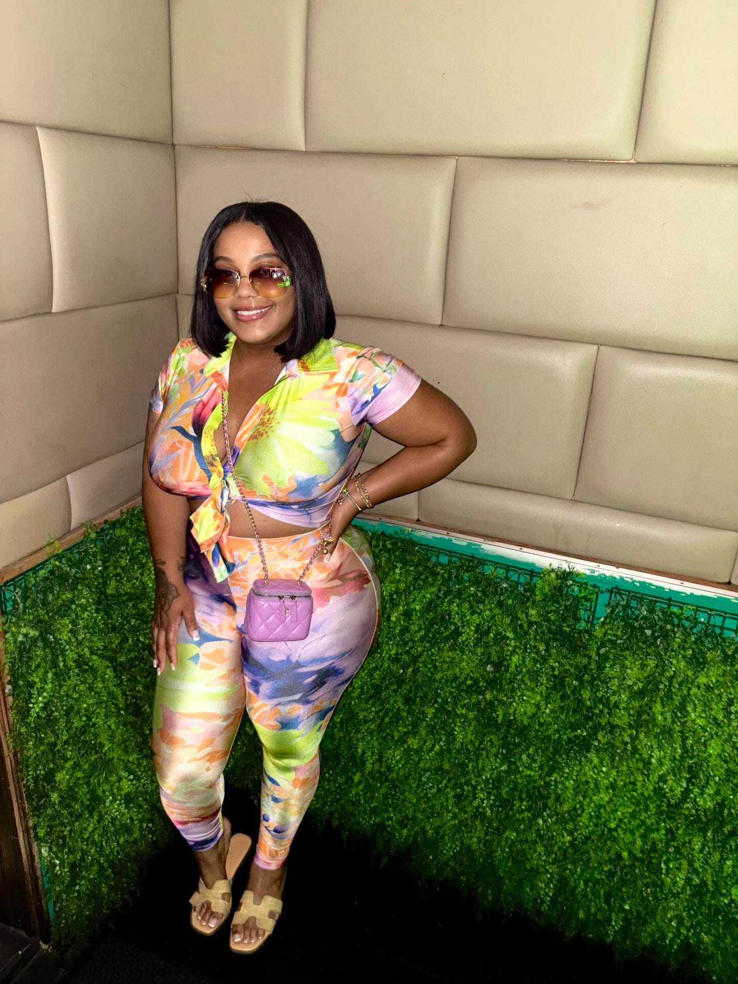 Getaway in Color Two Piece Pants Set