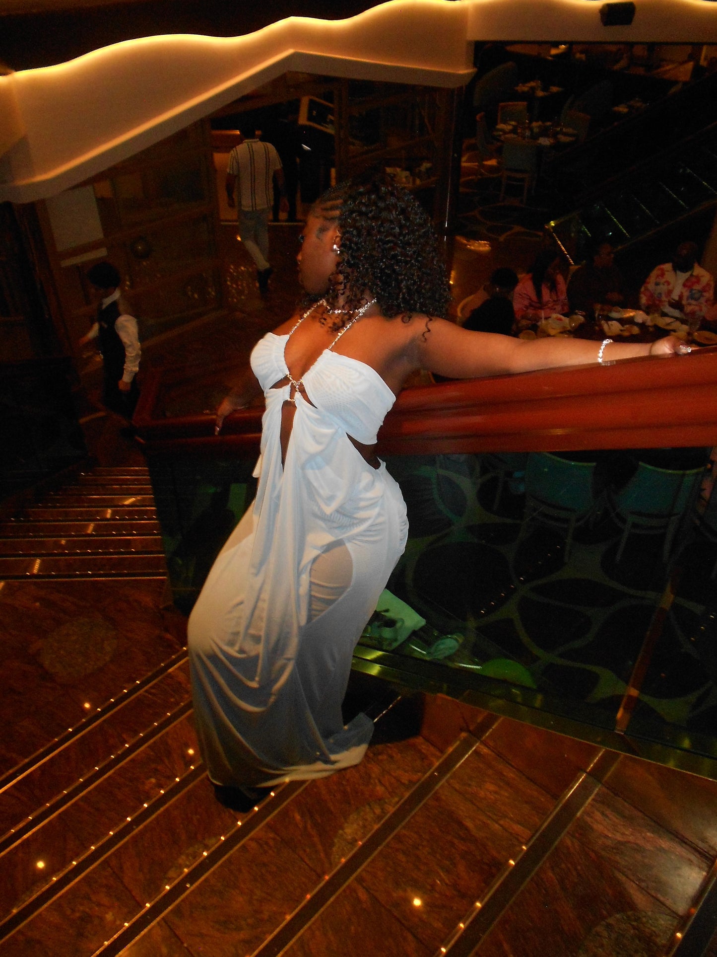 Can’t Be Alone Tonight Bling Maxi Dress