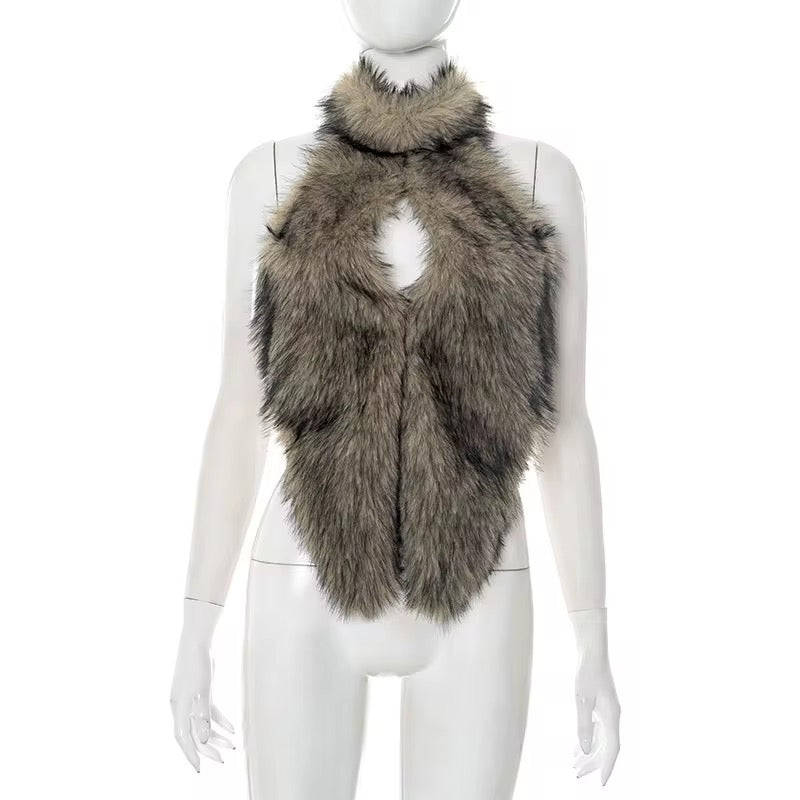 Dynasty Plush Fur Vest